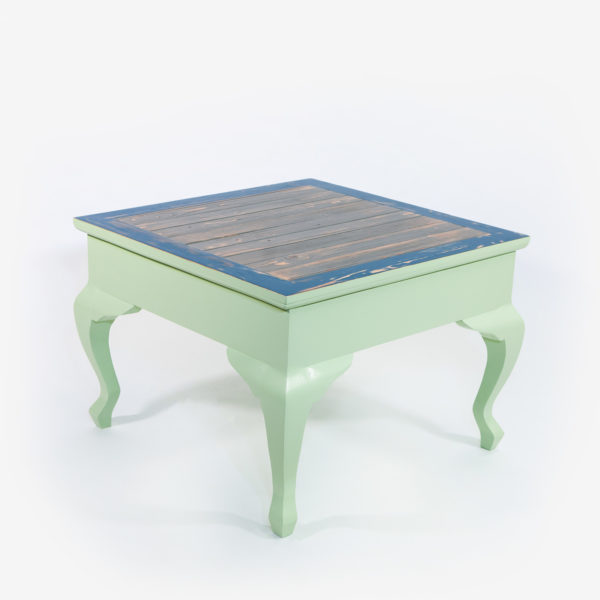 Table basse bois massif rustique design éthique