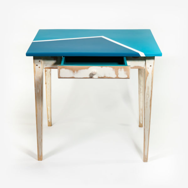 Table bureau avec tiroir design rustique meuble éthique